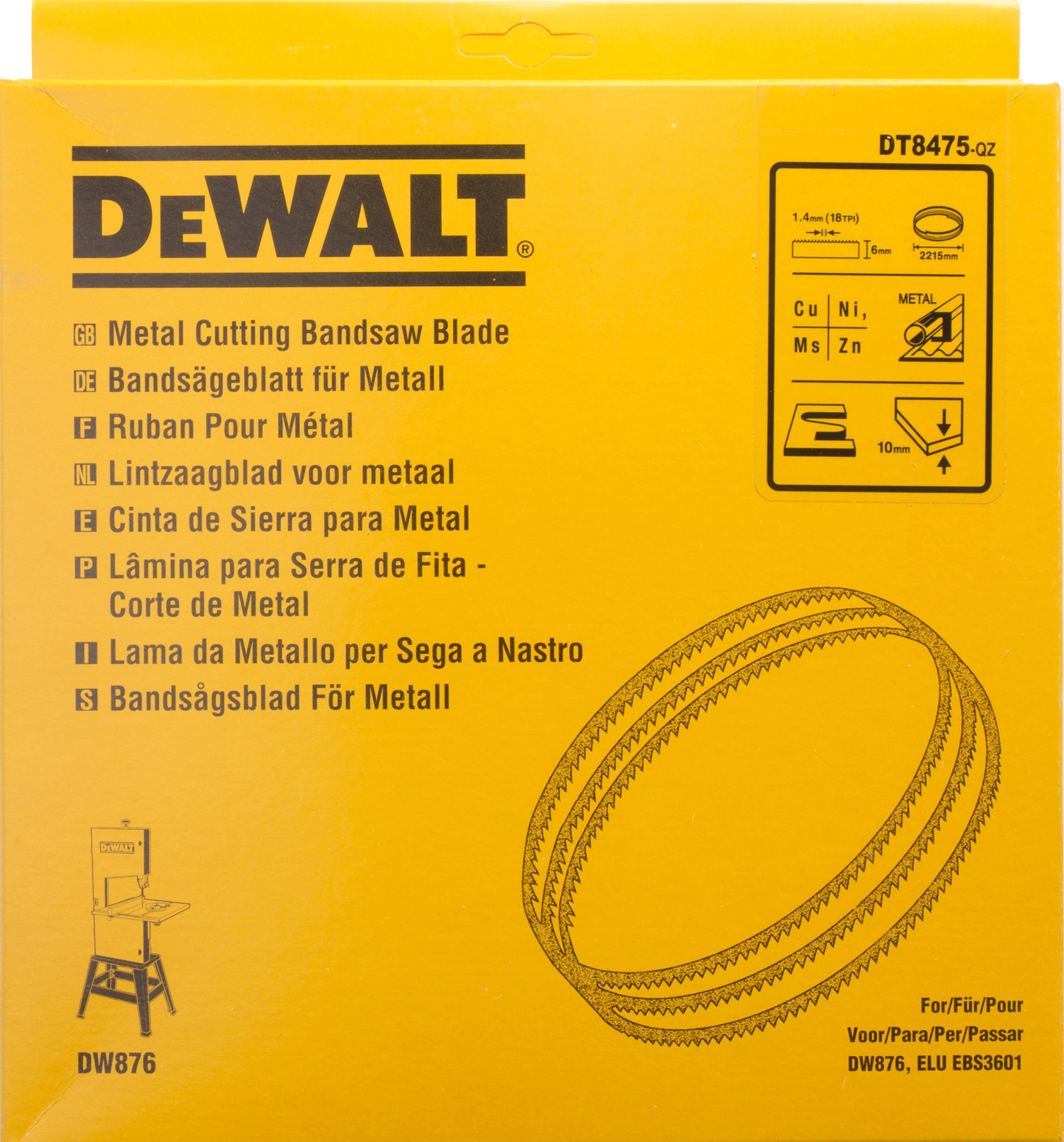 DeWALT Bandsägeblatt 2215x6x0,6mm 1,8mm Produktbild DeWALT Bandsägeblatt 2215x6x0,6mm 1,8mm