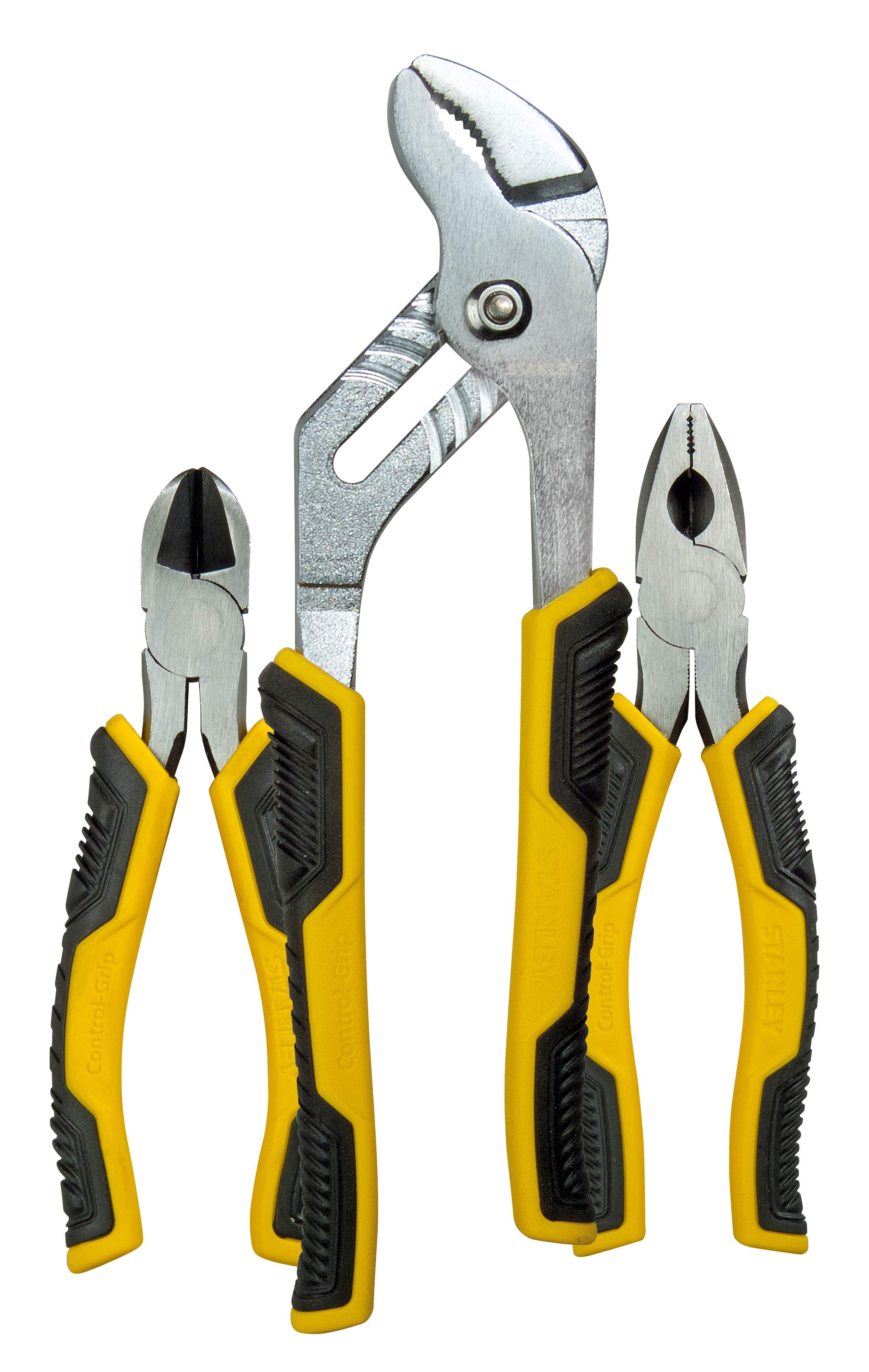 Stanley Zangenset Control Grip 3-teilig Produktbild Stanley Zangenset Control Grip 3-teilig