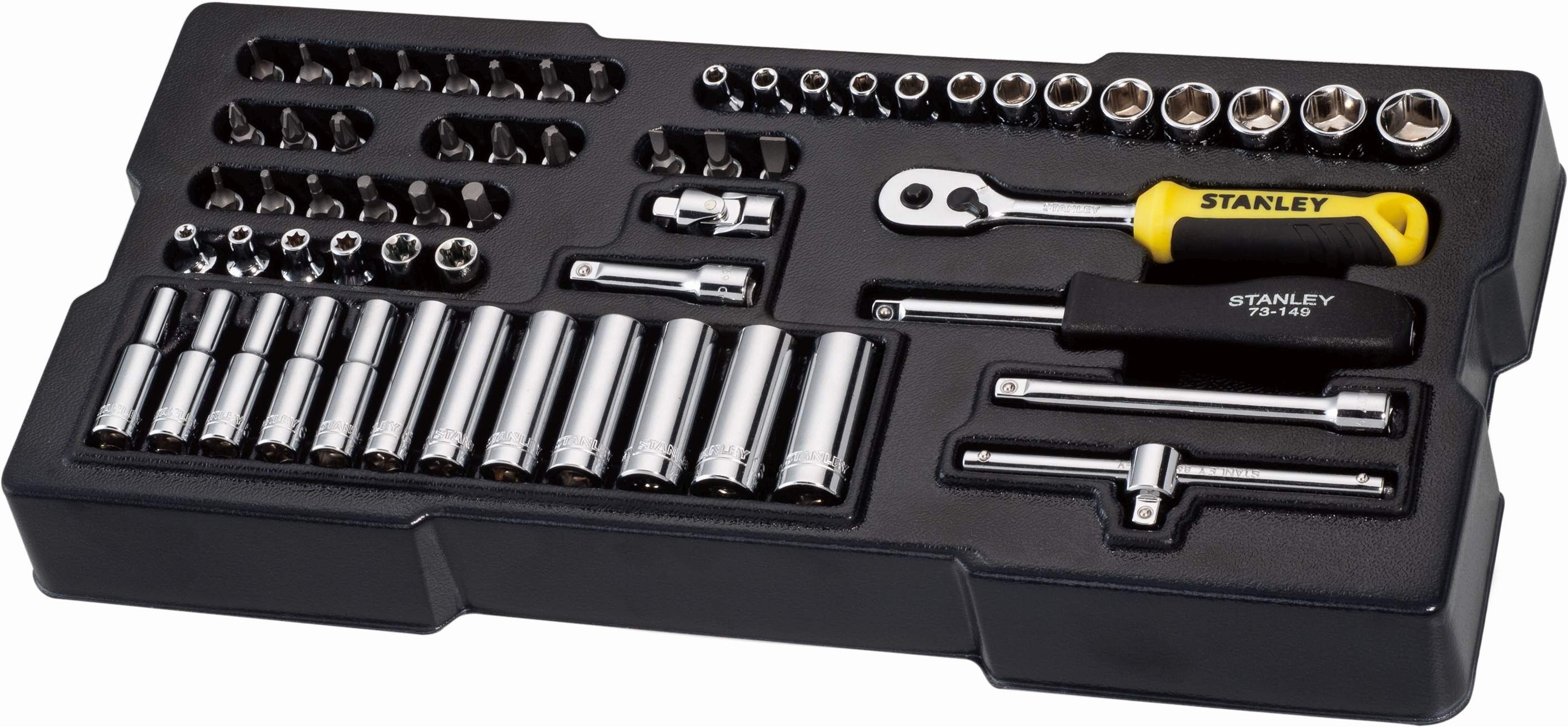 Stanley Modul 1/4“ Steckschl. und Zub, 60-tlg. Produktbild Stanley Modul 1/4“ Steckschl. und Zub, 60-tlg.