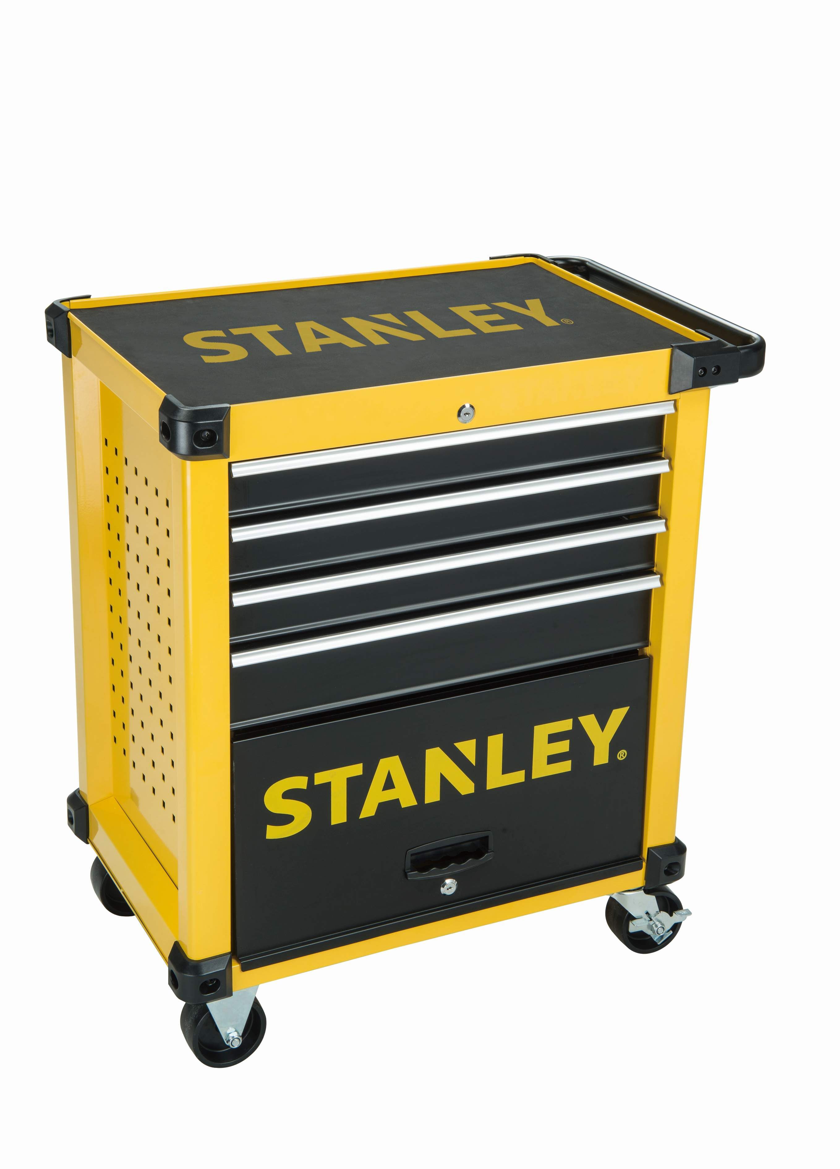Stanley Werkstattwagen STANLEY, 4 Schubl., best. Produktbild Stanley Werkstattwagen STANLEY, 4 Schubl., best.