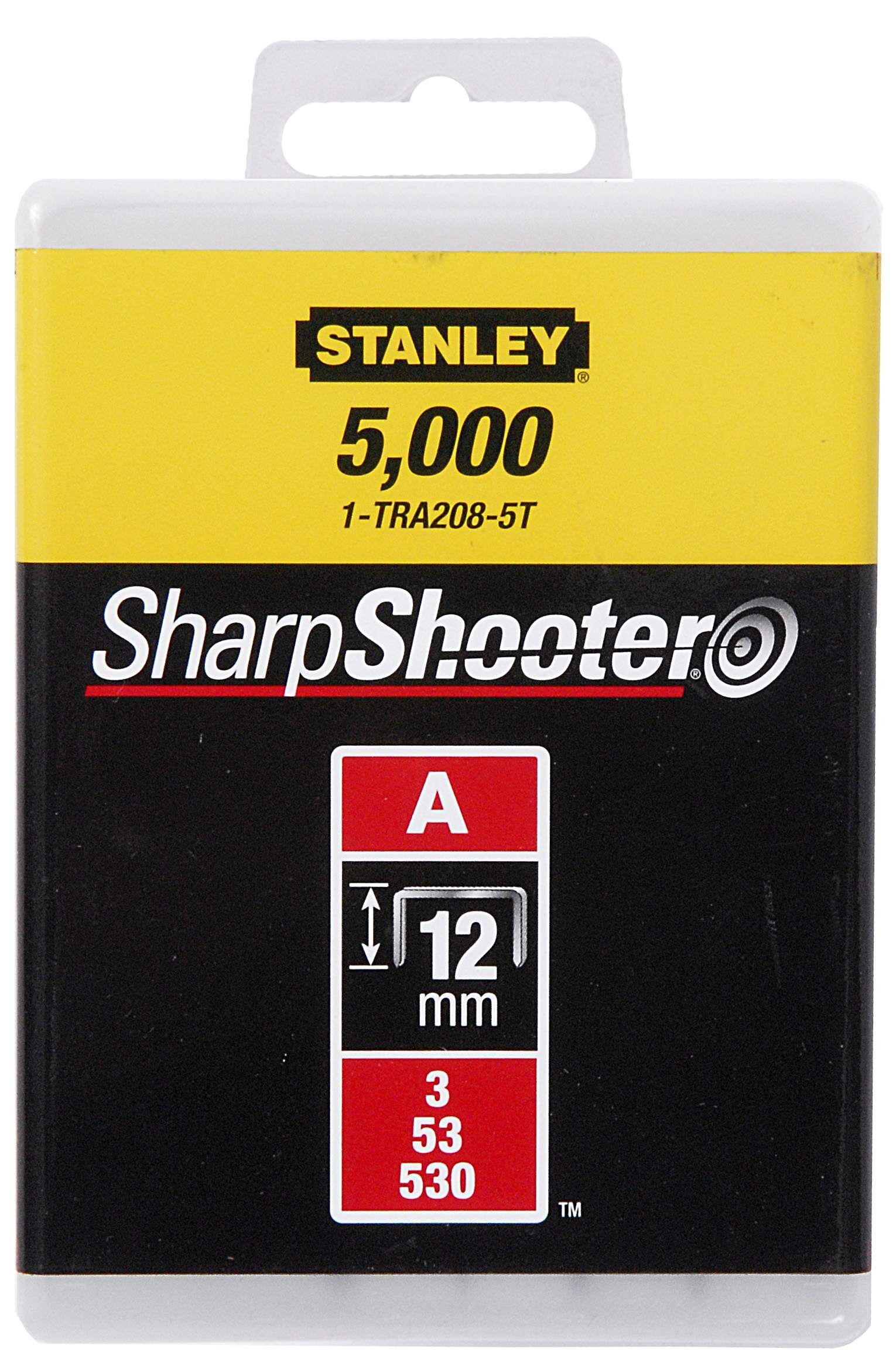 Stanley Klammern Typ A 12mm 1000 St. Produktbild Stanley Klammern Typ A 12mm 1000 St.