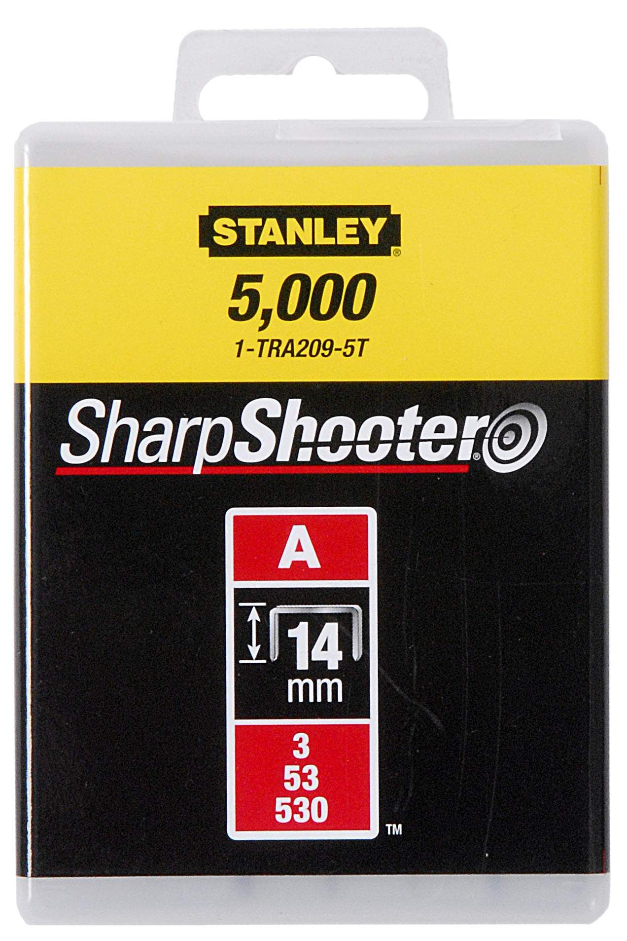 Stanley Klammern Typ A 14mm 1000 St. Produktbild Stanley Klammern Typ A 14mm 1000 St.