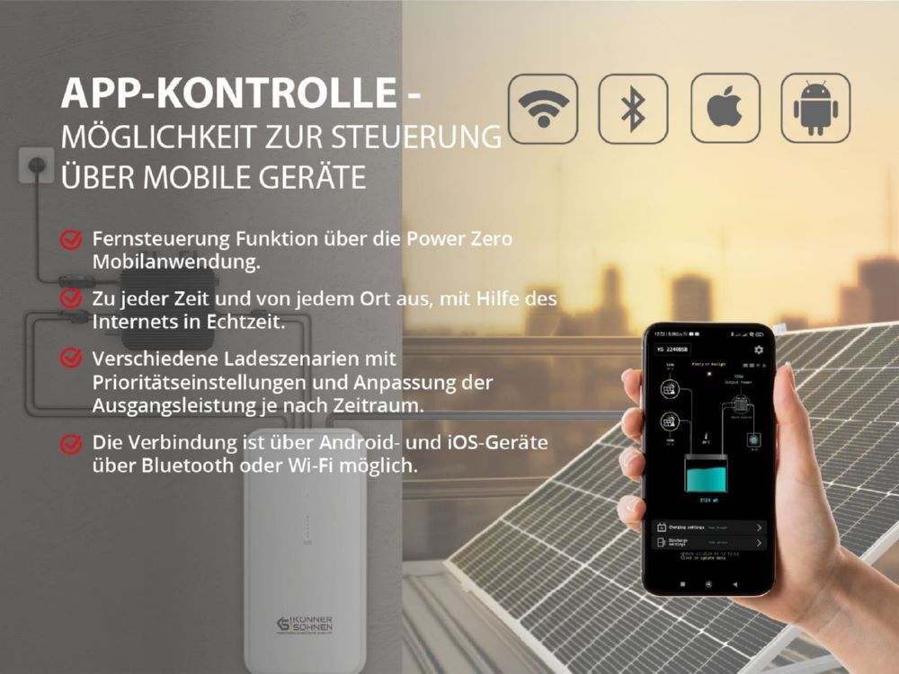 Produktbild Könner & Söhnen Batterie für Balkonkraftwerke KS 2240BSB bild 8