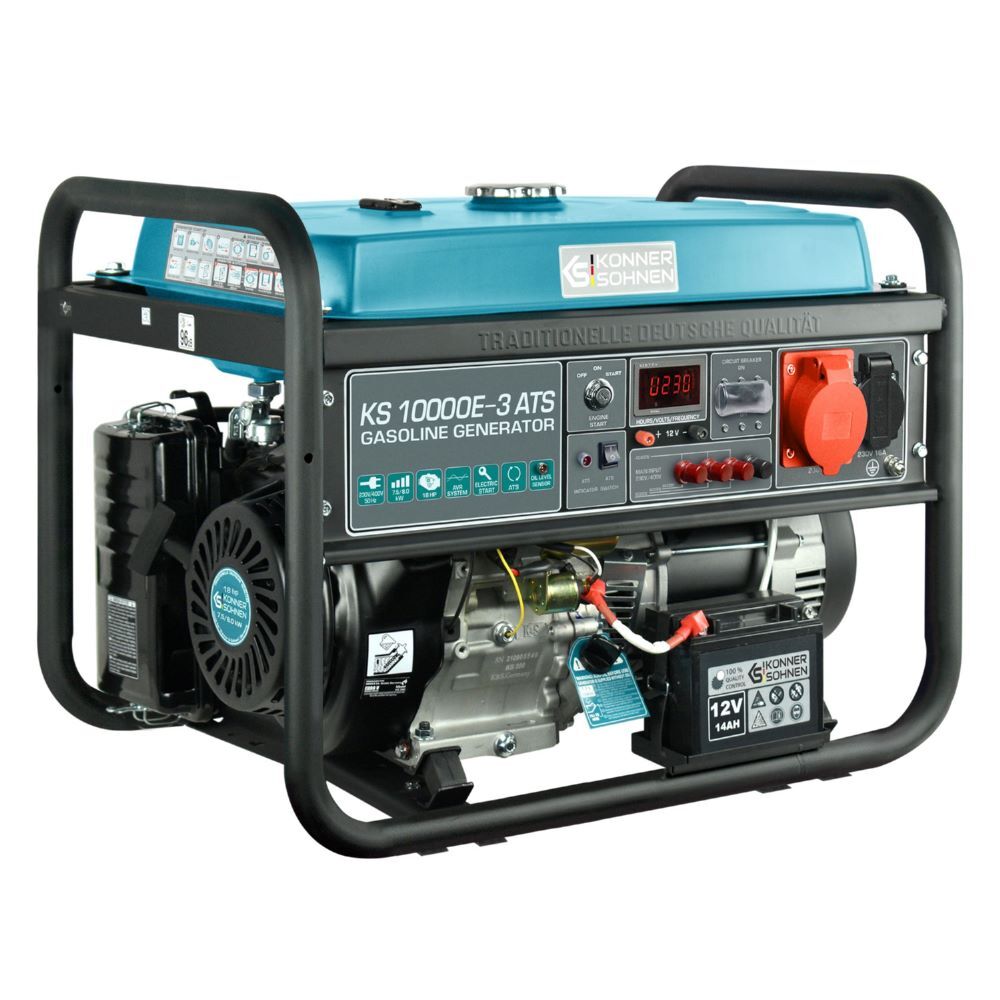 Produktbild Könner & Söhnen Benzin Generator KS 10000E-3 ATS