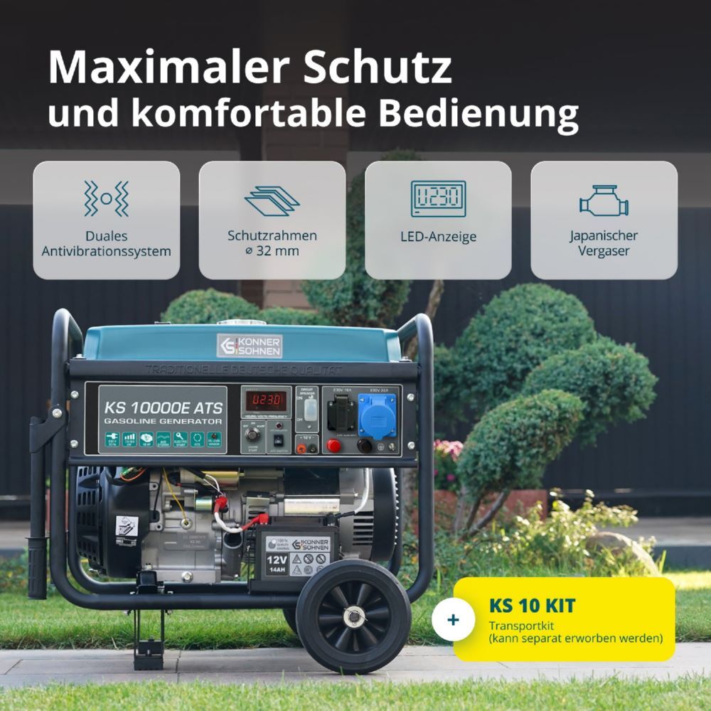 Produktbild Könner & Söhnen Benzin-Generator  KS 10000E ATS bild 14