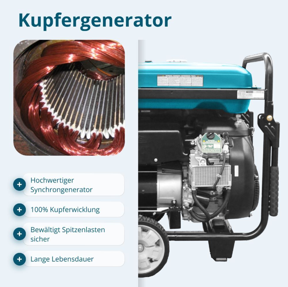 Produktbild Könner & Söhnen Benzin-Generator  KS 15-1E ATSR bild 3
