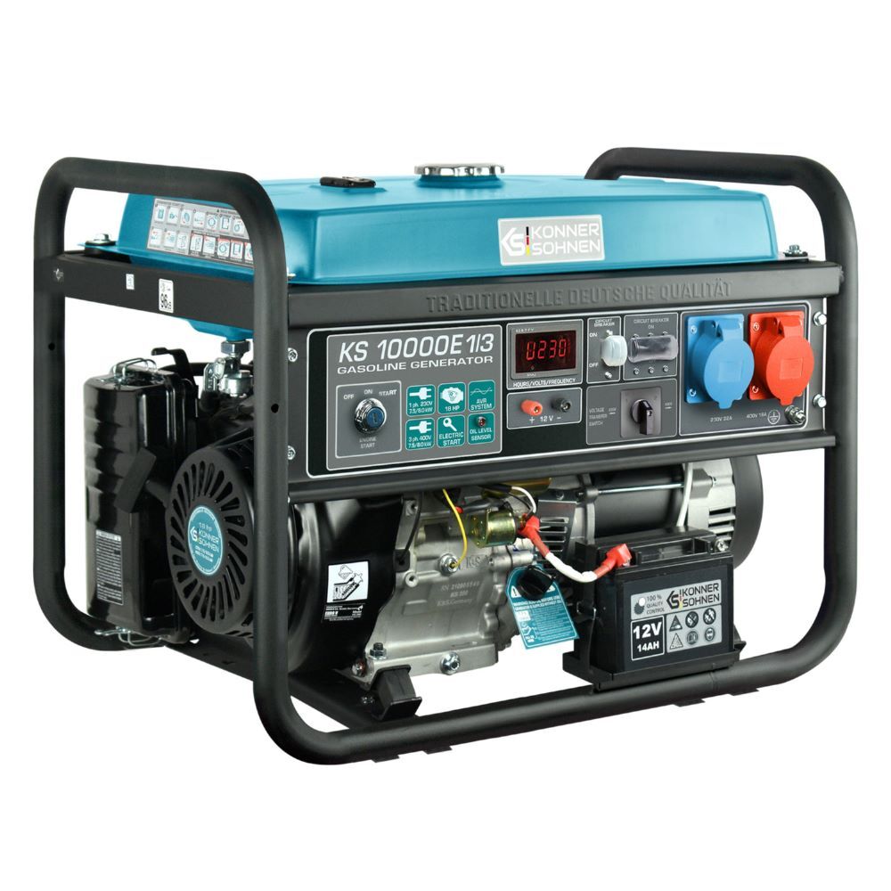 Produktbild Könner & Söhnen Benzin-Generator  KS 10000E 1/3 bild 2