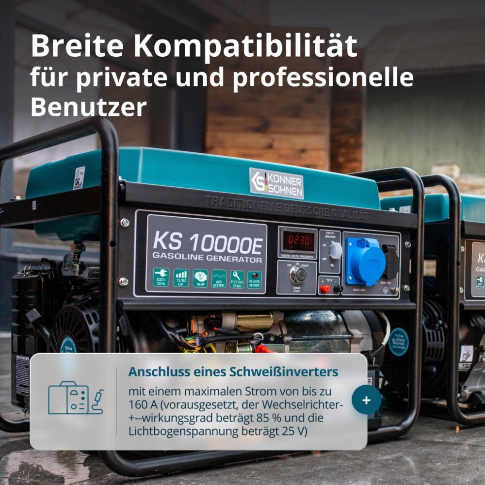 Produktbild Könner & Söhnen Benzin-Generator  KS 10000E bild 10