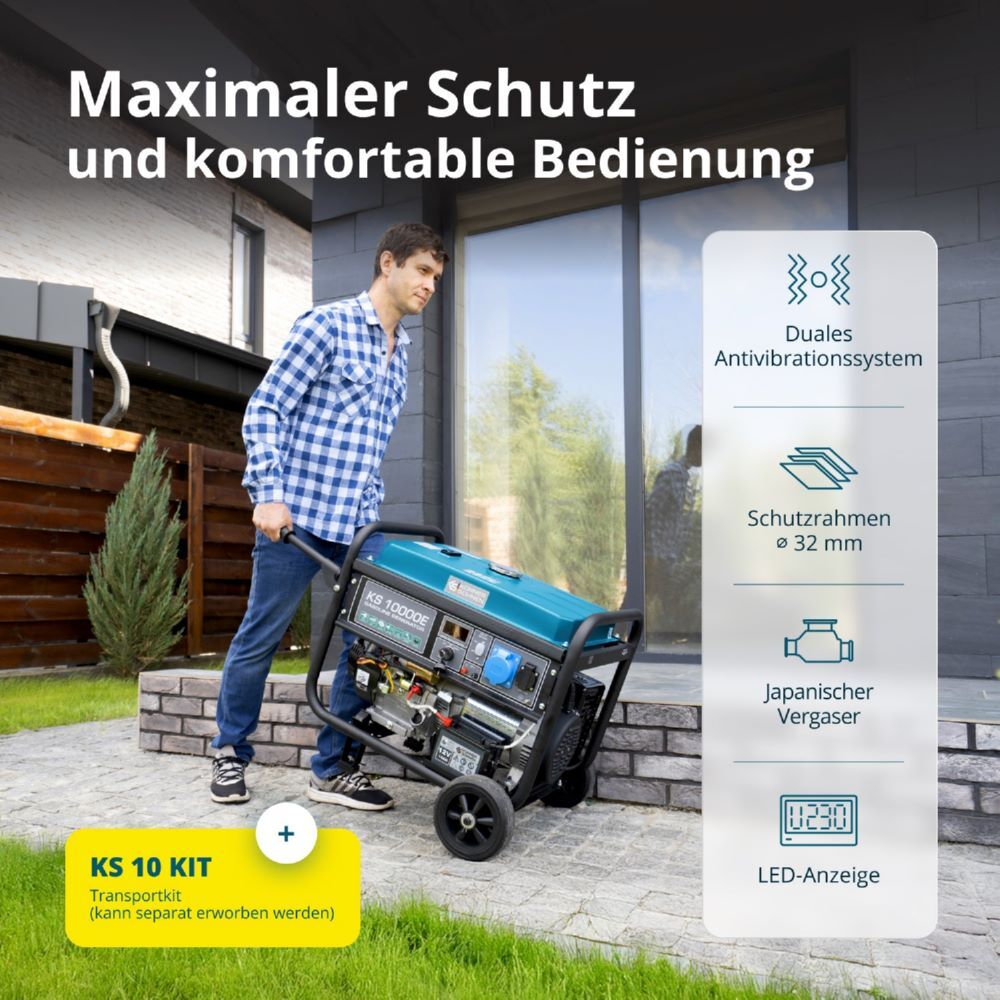 Produktbild Könner & Söhnen Benzin-Generator  KS 10000E bild 12
