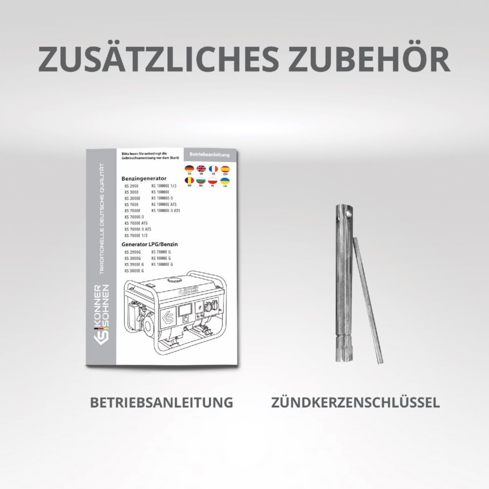 Produktbild Könner & Söhnen Benzin-Generator  KS 2900 bild 11