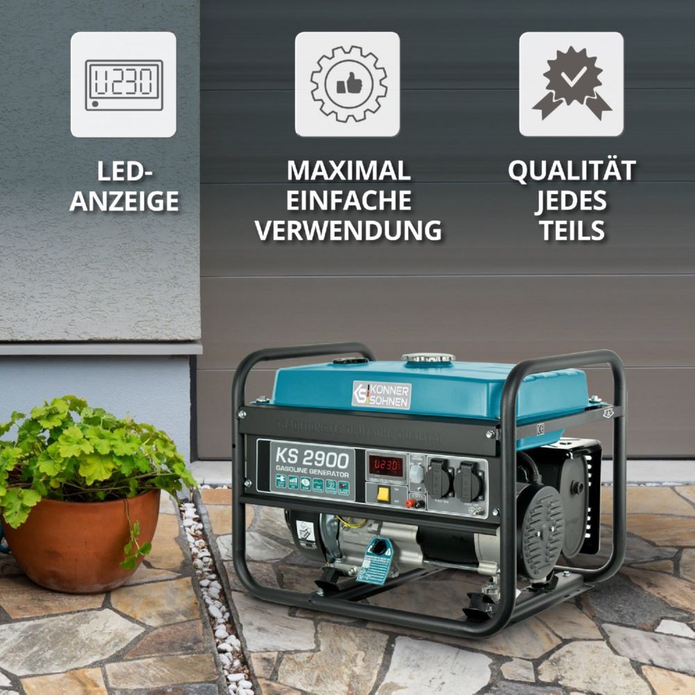 Produktbild Könner & Söhnen Benzin-Generator  KS 2900 bild 9