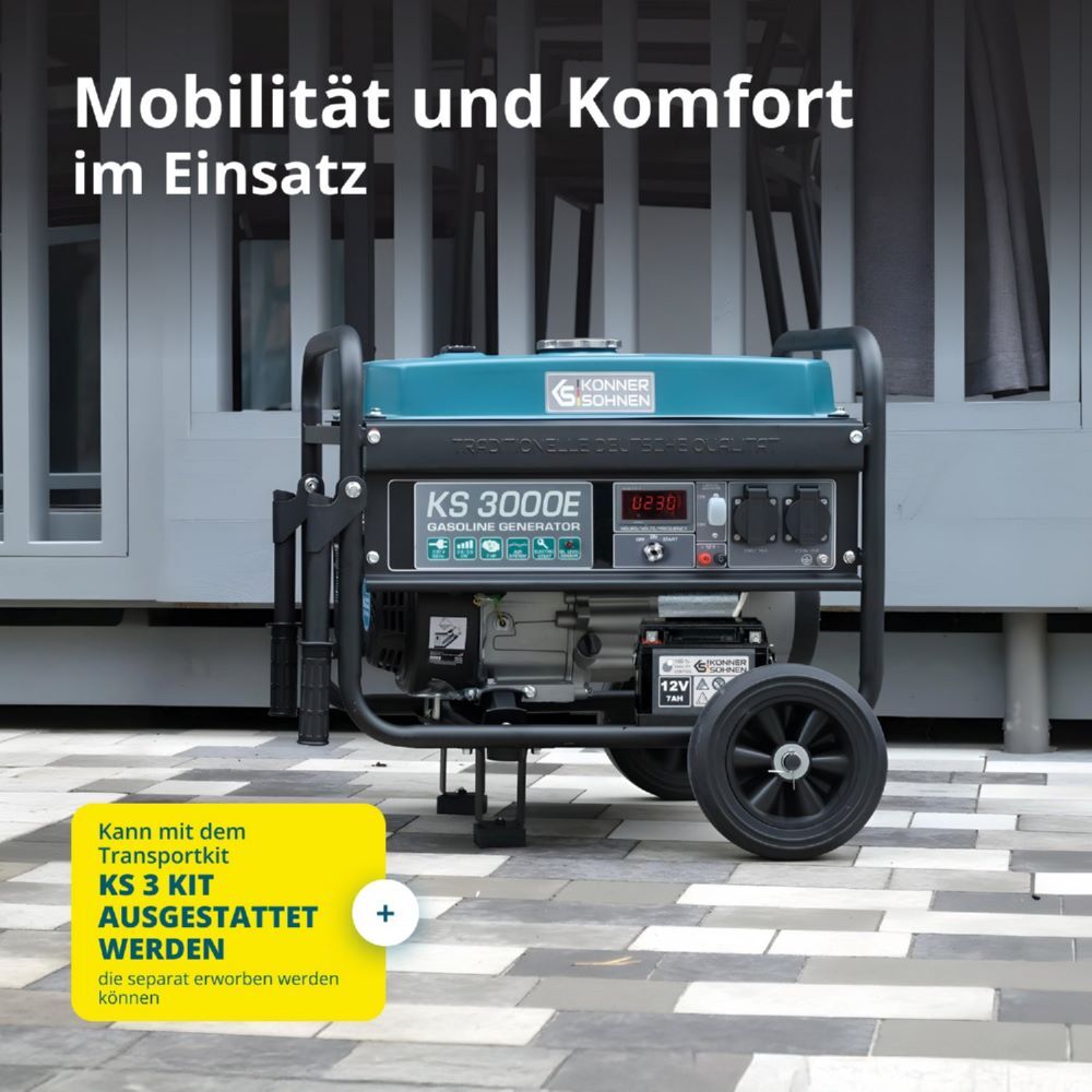 Produktbild Könner & Söhnen Benzin-Generator  KS 3000E bild 11