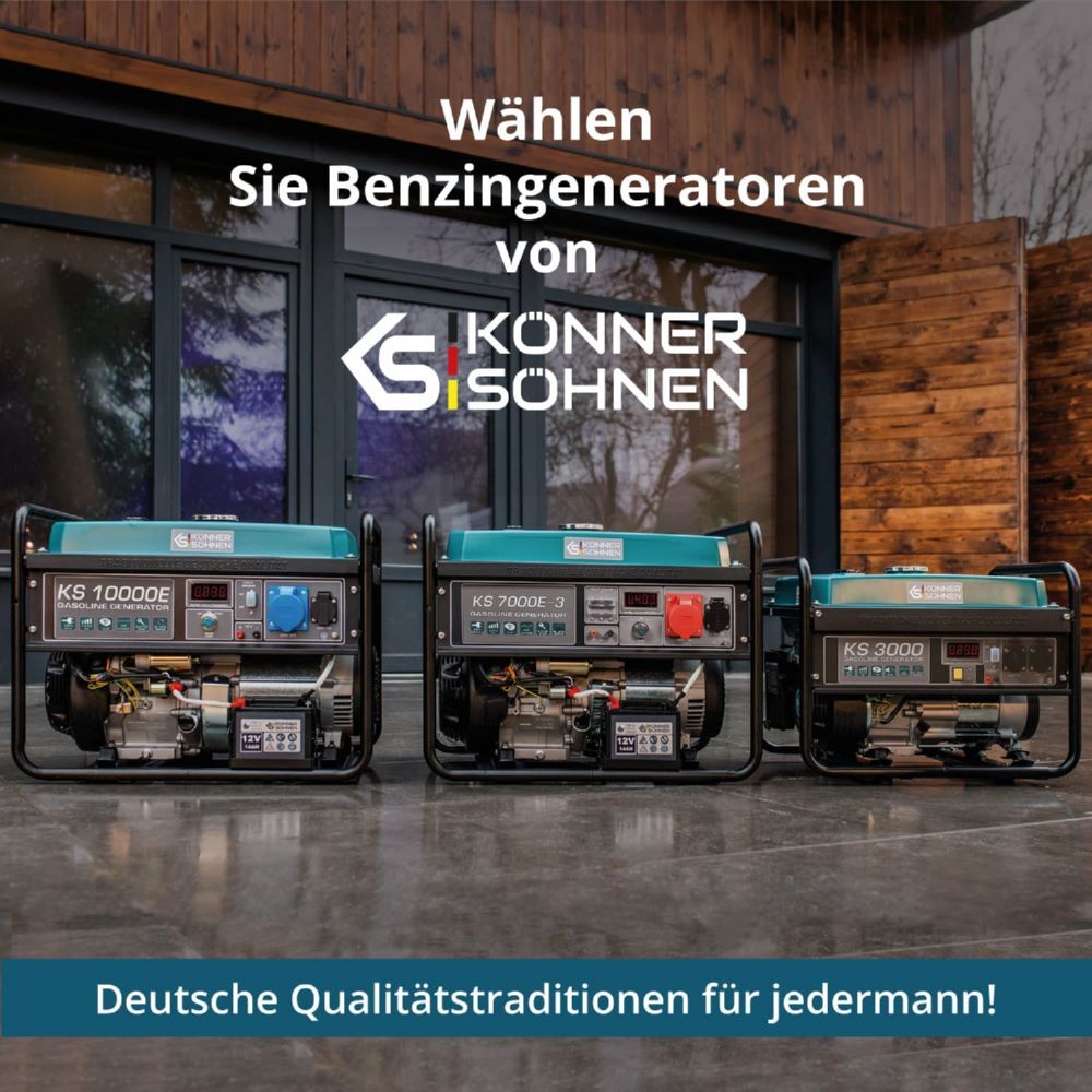 Produktbild Könner & Söhnen Benzin-Generator  KS 3000E bild 13