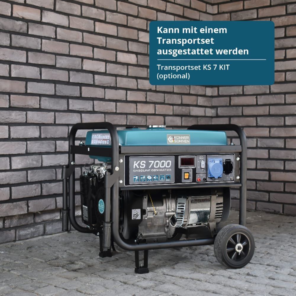 Produktbild Könner & Söhnen Benzin-Generator  KS 7000 bild 12