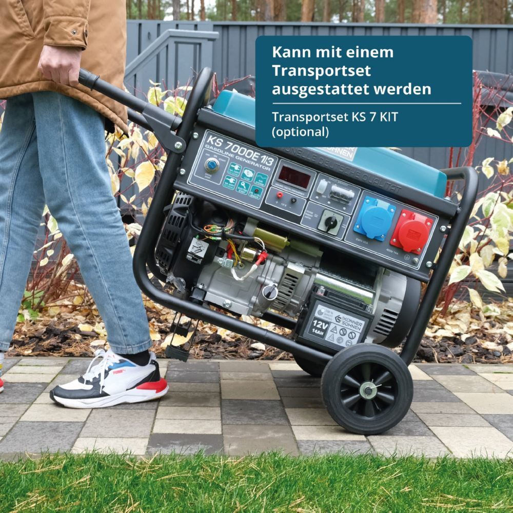 Produktbild Könner & Söhnen Benzin-Generator  KS 7000E 1/3 bild 13