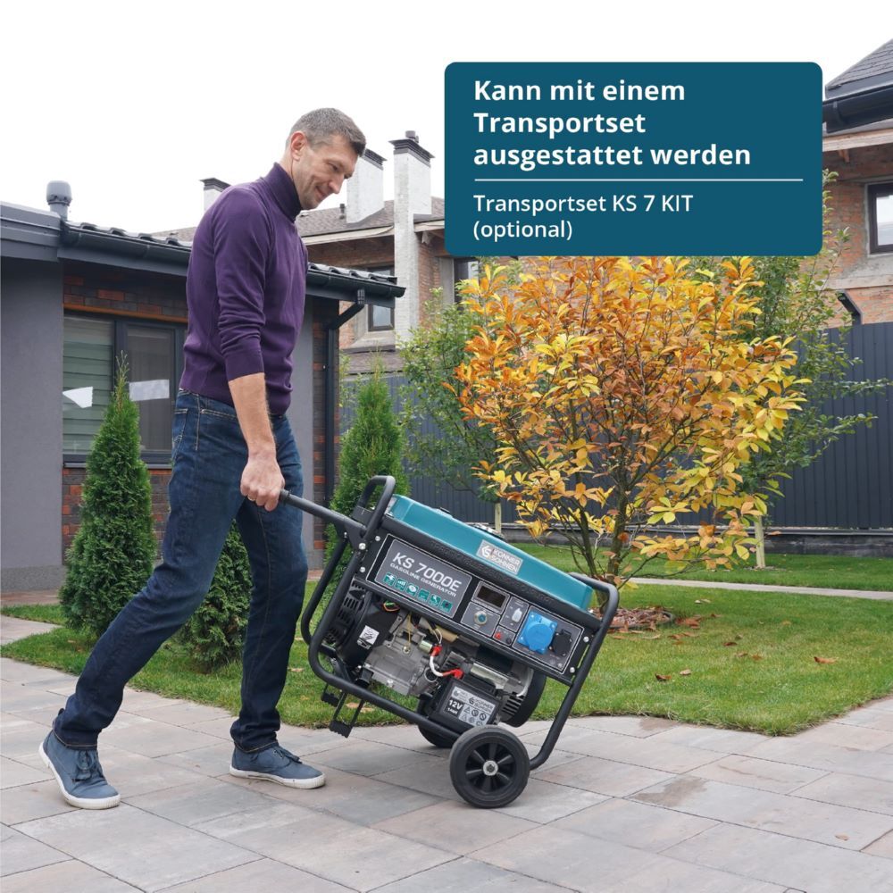Produktbild Könner & Söhnen Benzin-Generator  KS 7000E bild 12