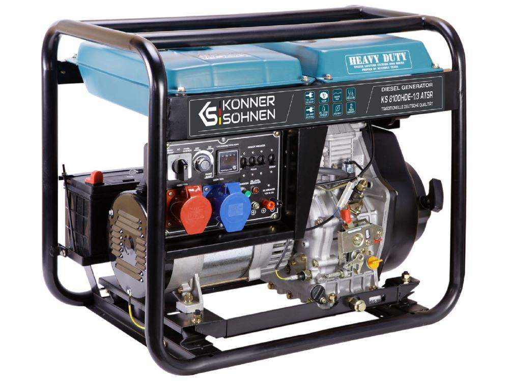Produktbild Könner & Söhnen Diesel Generator KS 8100HDE-1/3 ATSR (EURO V)
