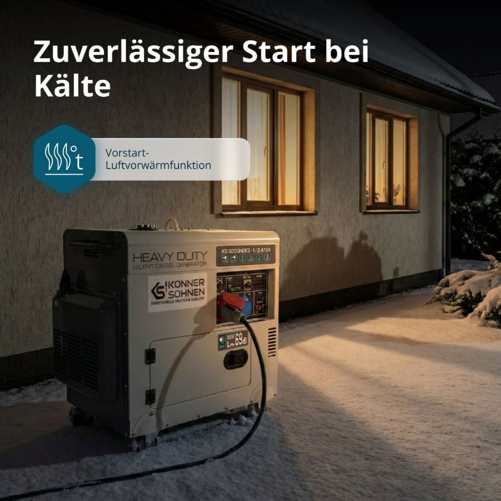 Produktbild Könner & Söhnen Diesel-Generator  KS 9200HDES-1/3 ATSR (EURO V) bild 5