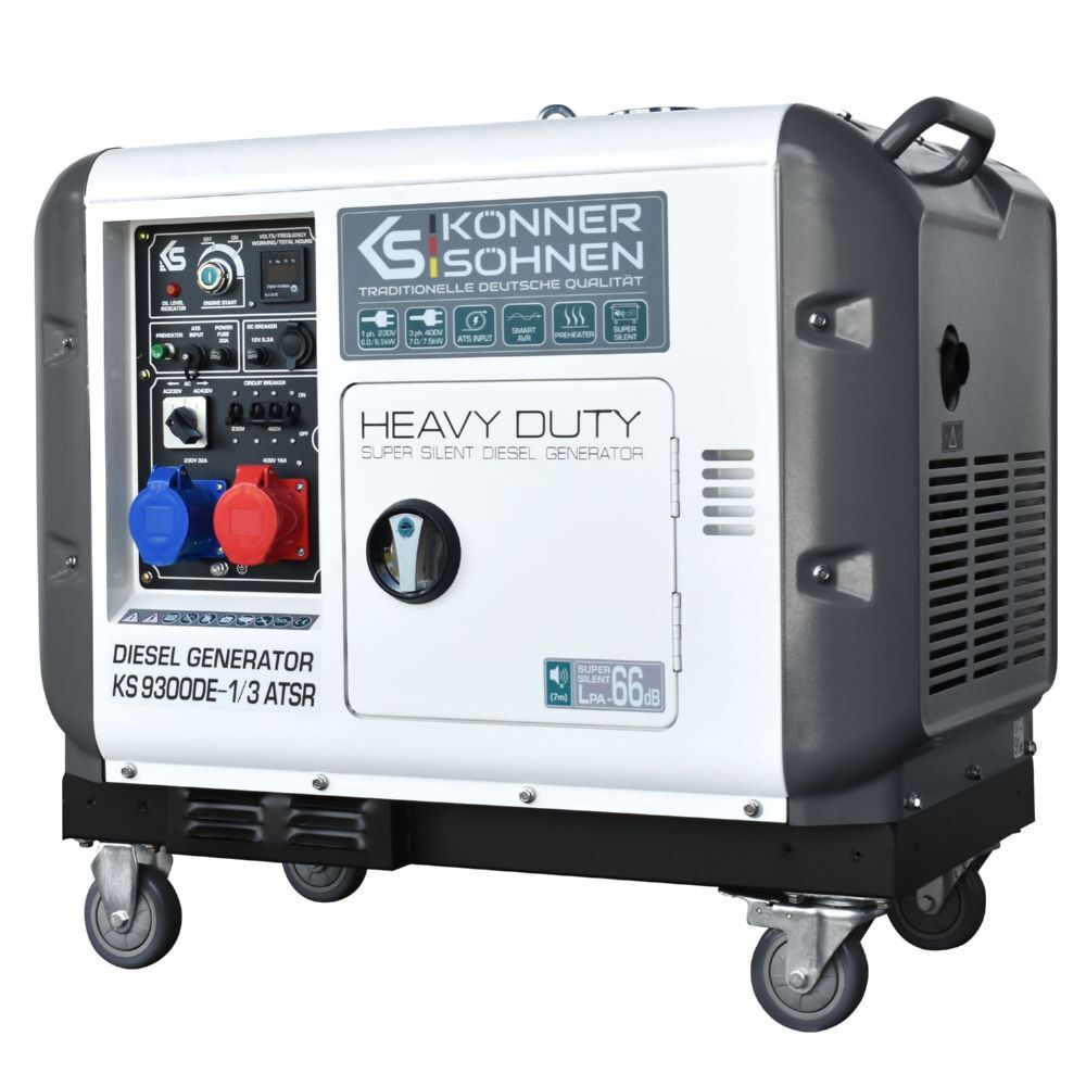 Produktbild Könner & Söhnen Diesel Generator KS 9300DE-1/3 ATSR (EURO V)