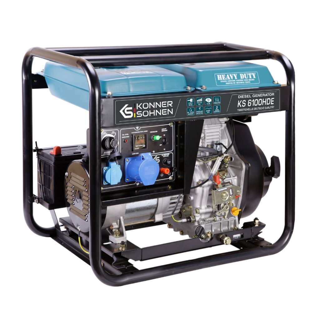 Produktbild Könner & Söhnen Diesel Generator KS 6100HDE (EURO V)