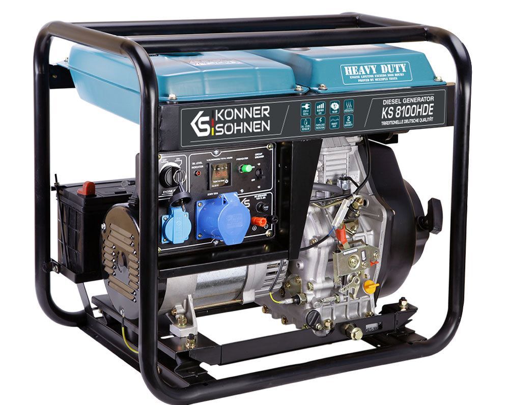 Produktbild Könner & Söhnen Diesel Generator KS 8100HDE (EURO V)
