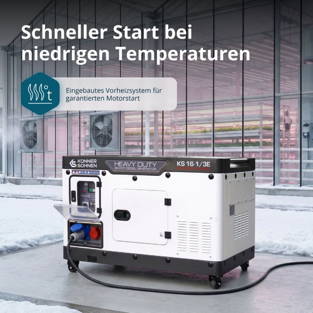 Produktbild Könner & Söhnen Dieselgenerator KS 16-1/3E bild 5