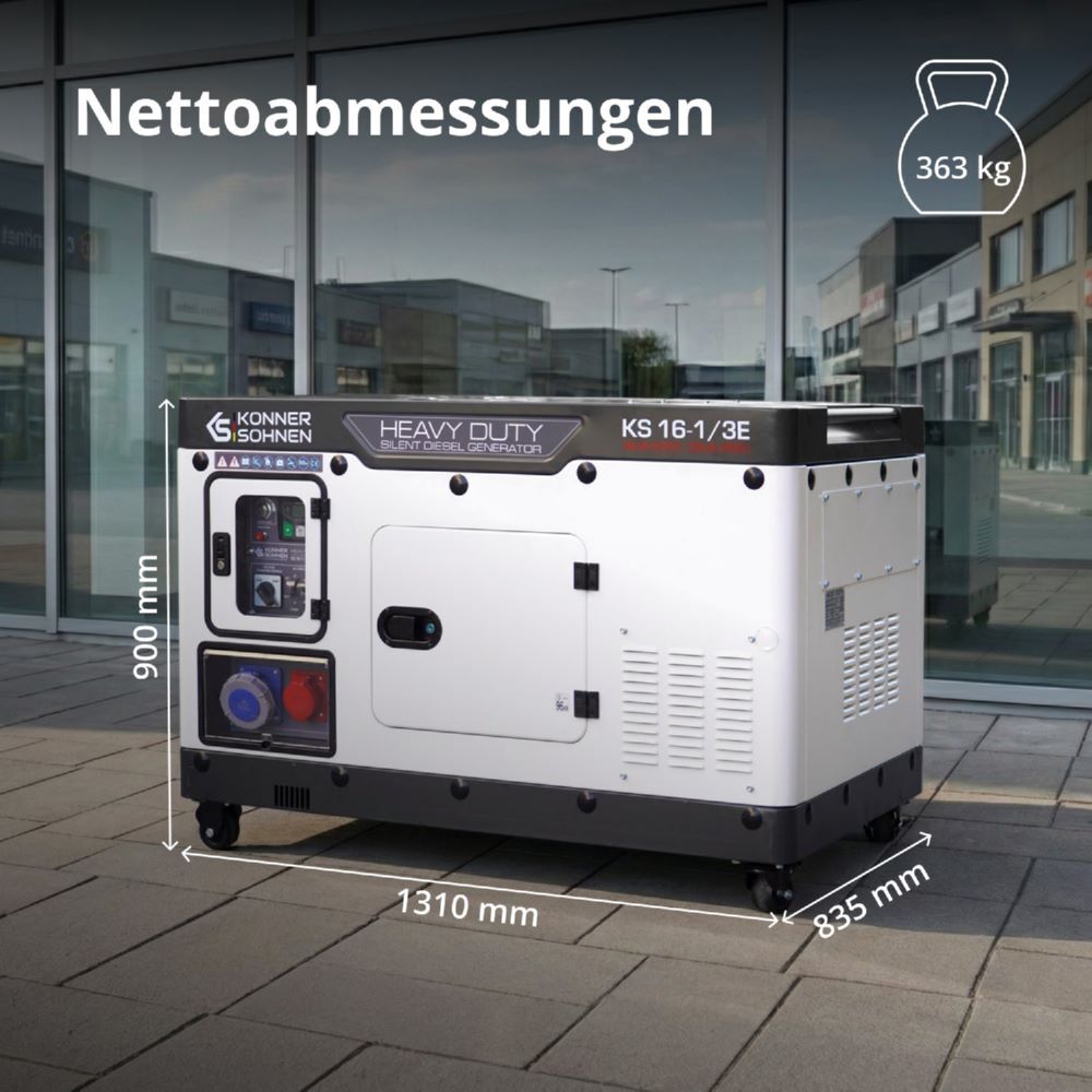 Produktbild Könner & Söhnen Dieselgenerator KS 16-1/3E bild 9