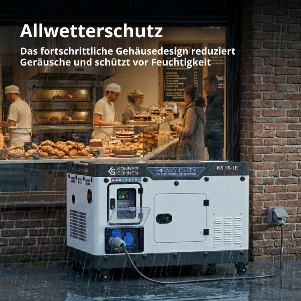 Produktbild Könner & Söhnen Dieselgenerator KS 16-1E bild 3