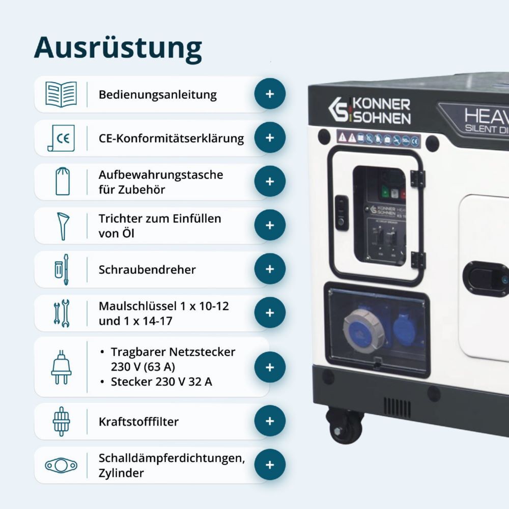 Produktbild Könner & Söhnen Dieselgenerator KS 16-1E bild 7