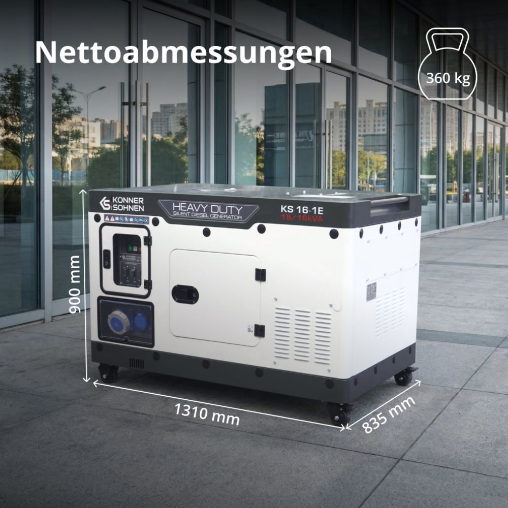 Produktbild Könner & Söhnen Dieselgenerator KS 16-1E bild 8