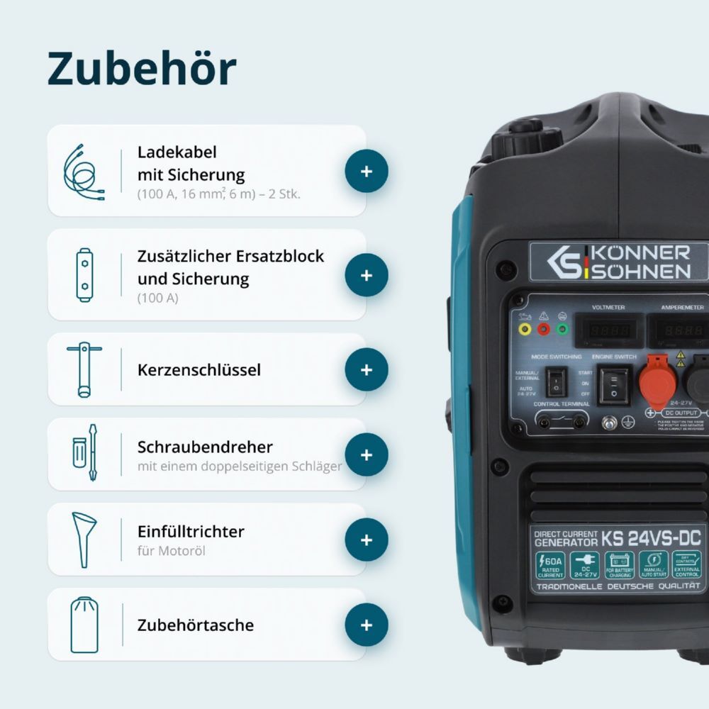 Produktbild Könner & Söhnen Gleichstromgenerator KS 24VS-DC bild 15