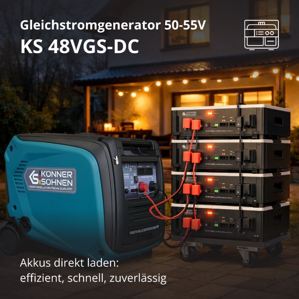 Produktbild Könner & Söhnen Gleichstromgenerator KS 48VGS-DC, Version 50–55V bild 2