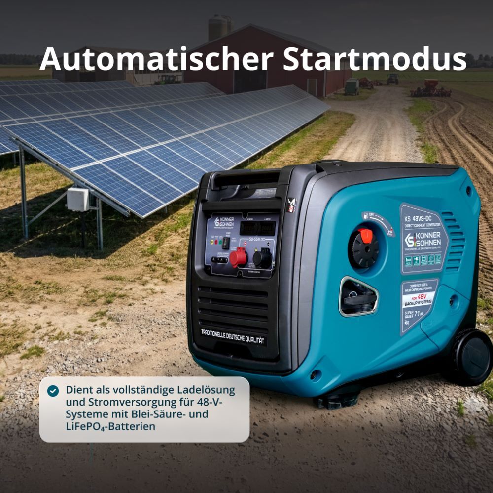 Produktbild Könner & Söhnen Gleichstromgenerator KS 48VS-DC, Version 50–55V bild 3
