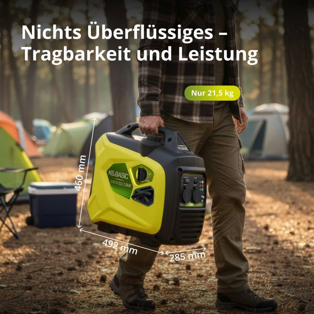 Produktbild Könner & Söhnen Inverter-Benzingenerator KSB 33i S bild 6