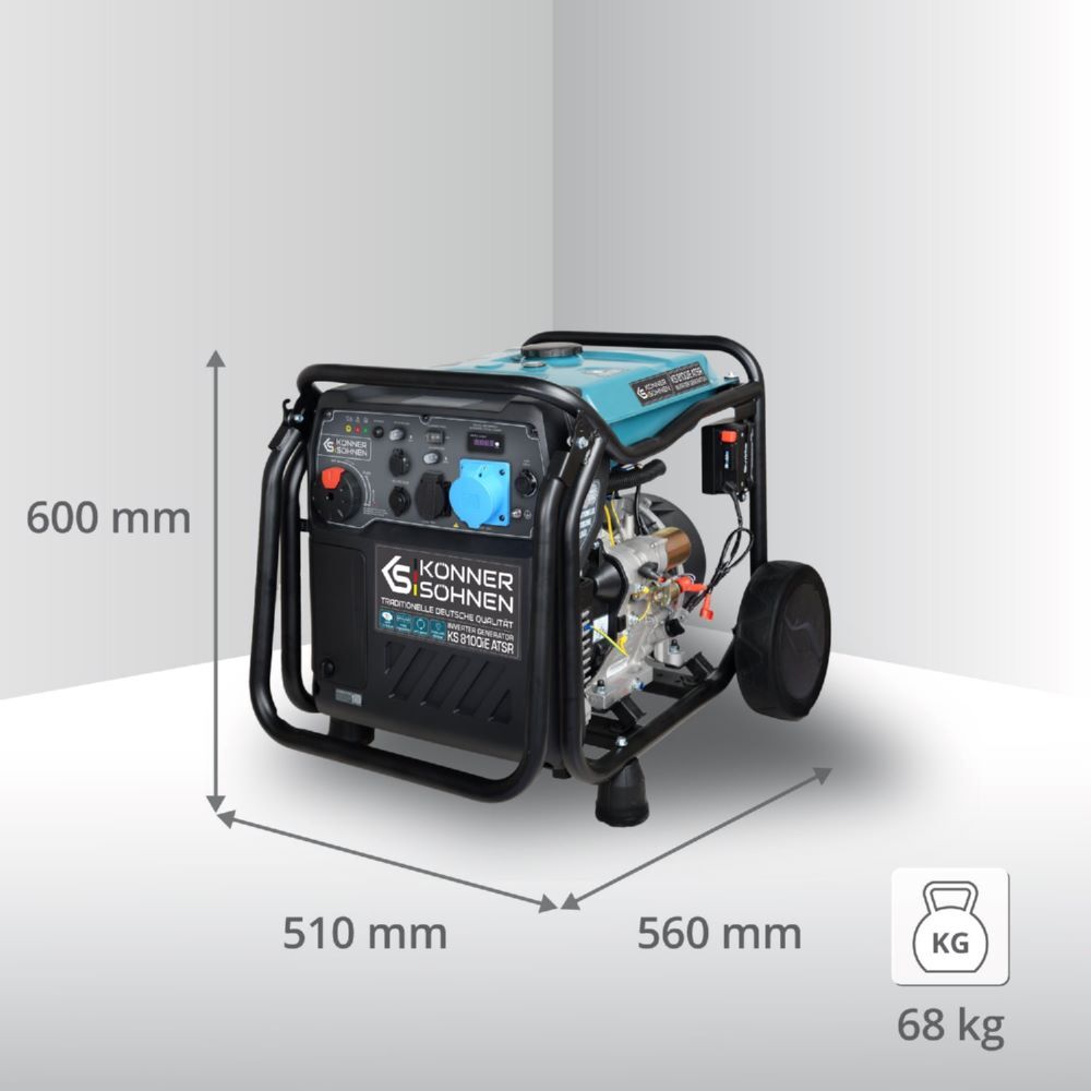 Produktbild Könner & Söhnen Inverter-Generator KS 8100iE ATSR bild 10
