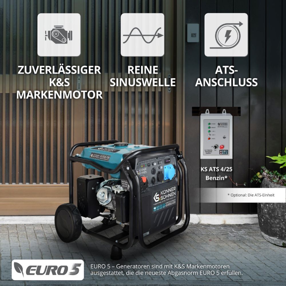 Produktbild Könner & Söhnen Inverter-Generator KS 8100iE ATSR bild 11