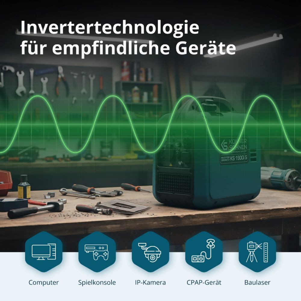 Produktbild Könner & Söhnen Inverter-Generator KS 1900i S bild 11