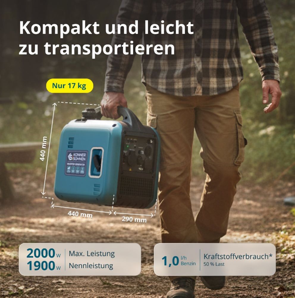 Produktbild Könner & Söhnen Inverter-Generator KS 1900i S bild 7