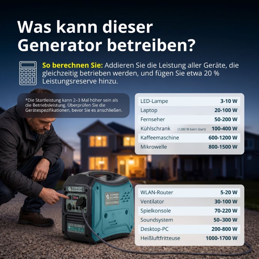 Produktbild Könner & Söhnen Inverter-Generator KS 2000i S bild 4