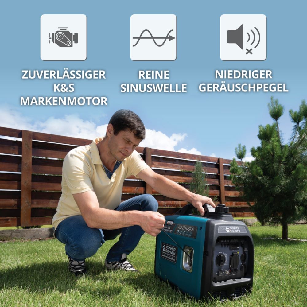 Produktbild Könner & Söhnen Inverter-Generator KS 2100i S bild 5
