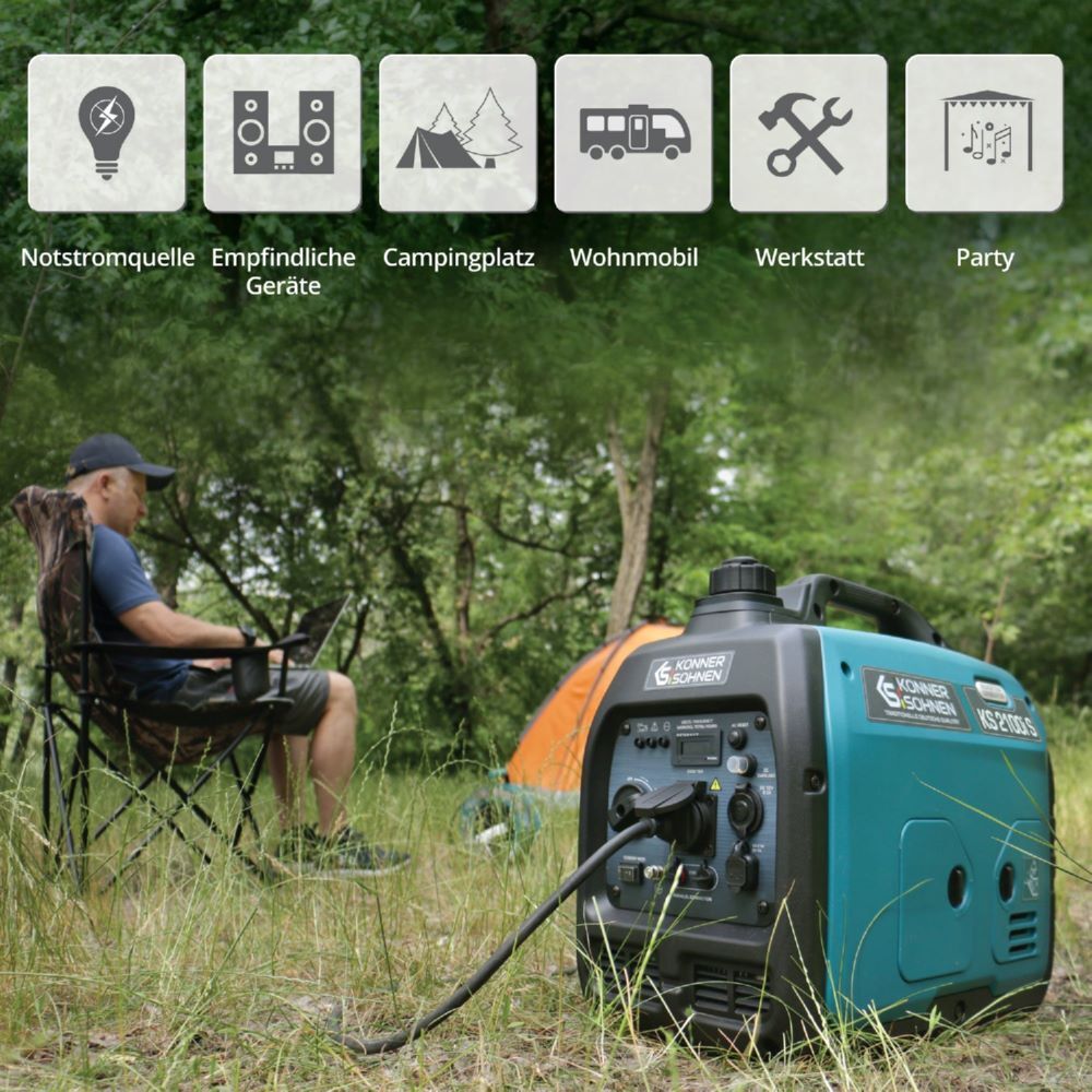 Produktbild Könner & Söhnen Inverter-Generator KS 2100i S bild 7