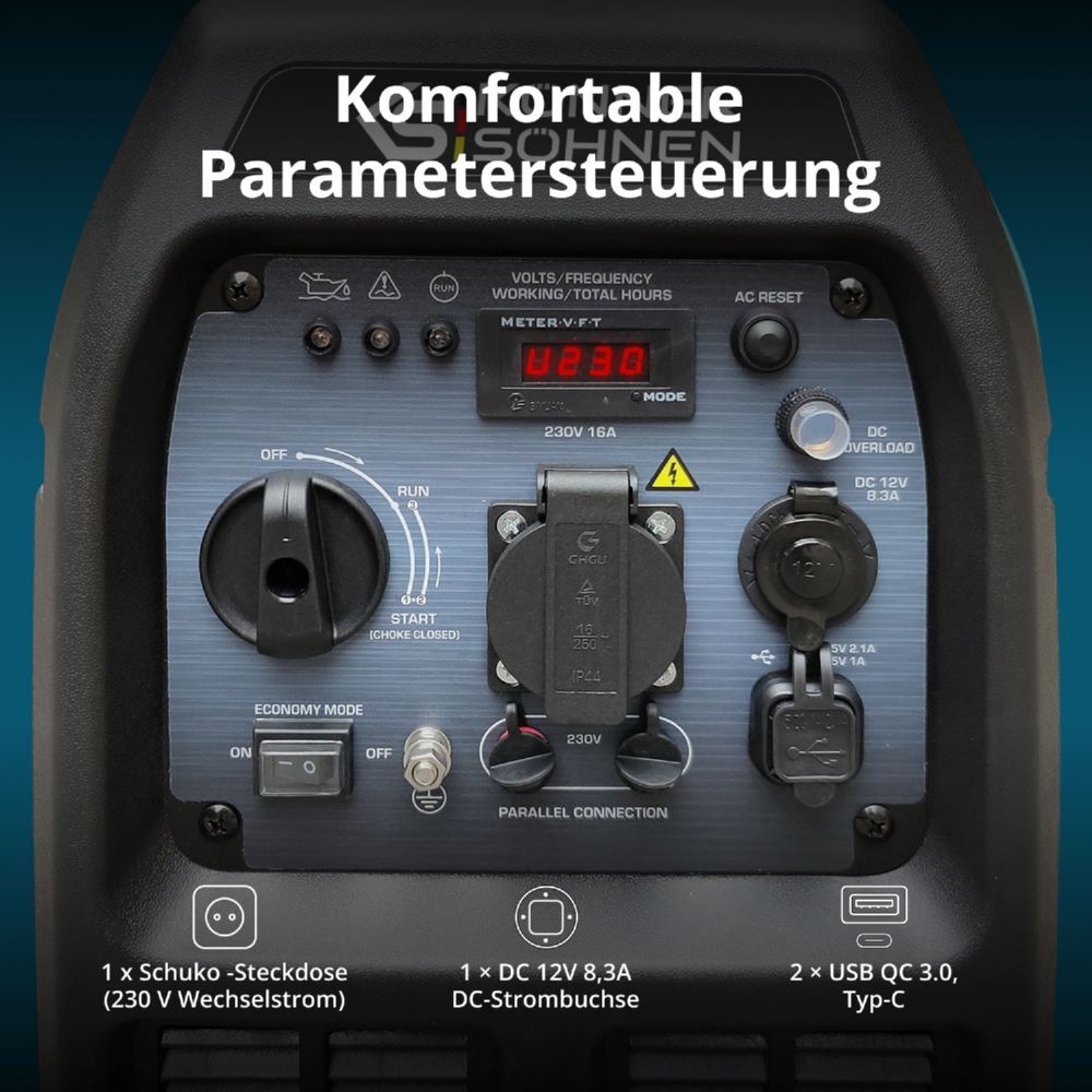 Produktbild Könner & Söhnen Inverter-Generator KS 3100i S bild 8