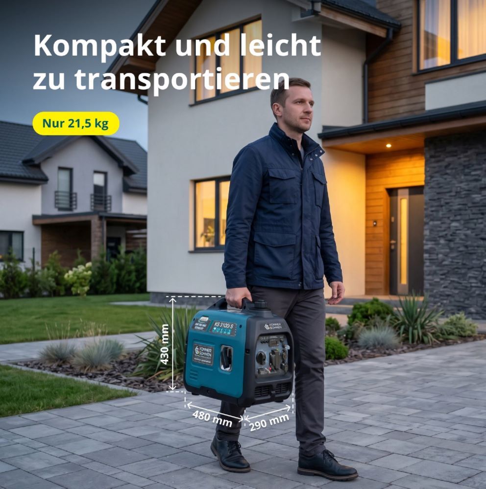 Produktbild Könner & Söhnen Inverter-Generator KS 3100i S bild 9