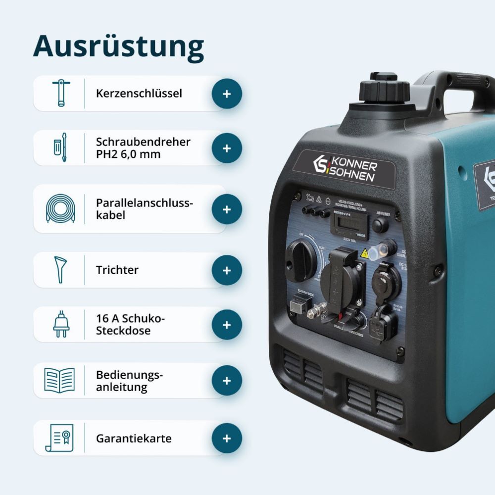 Produktbild Könner & Söhnen Inverter-Generator KS 3100i S bild 10