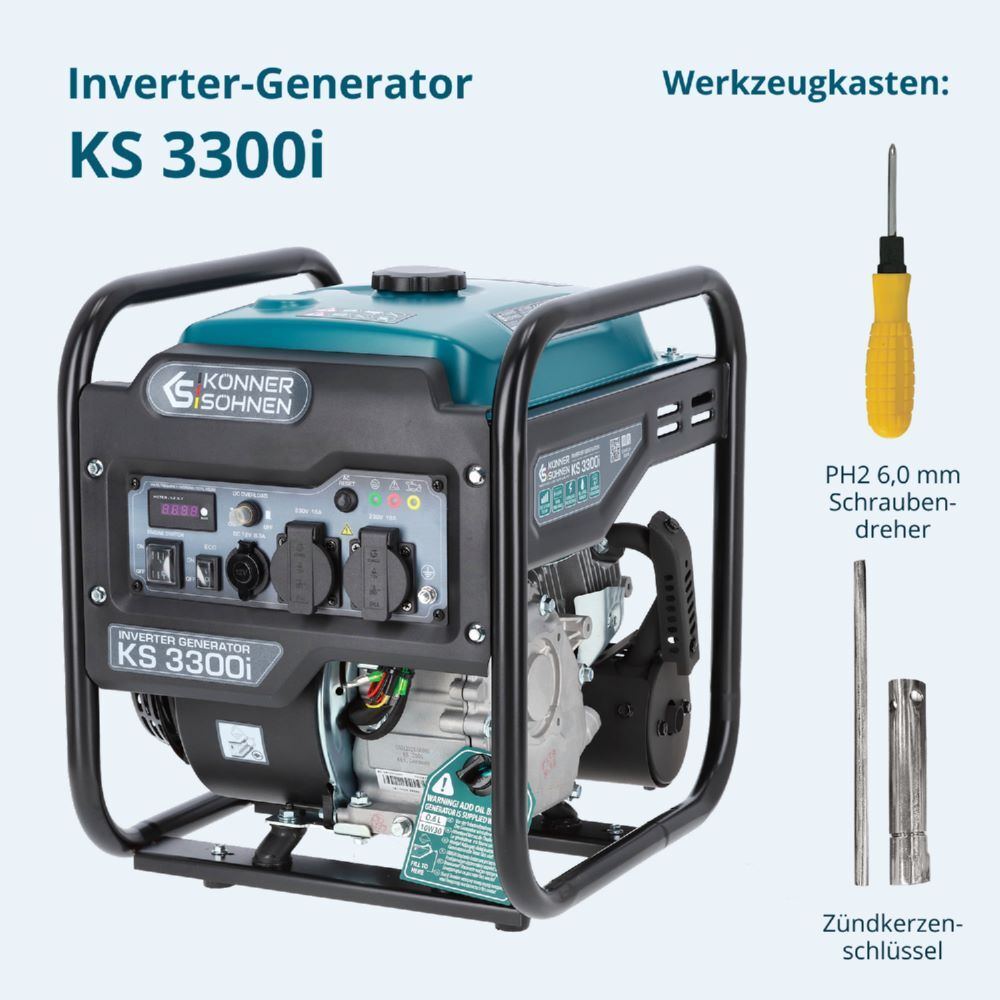 Produktbild Könner & Söhnen Inverter-Generator KS 3300i bild 2