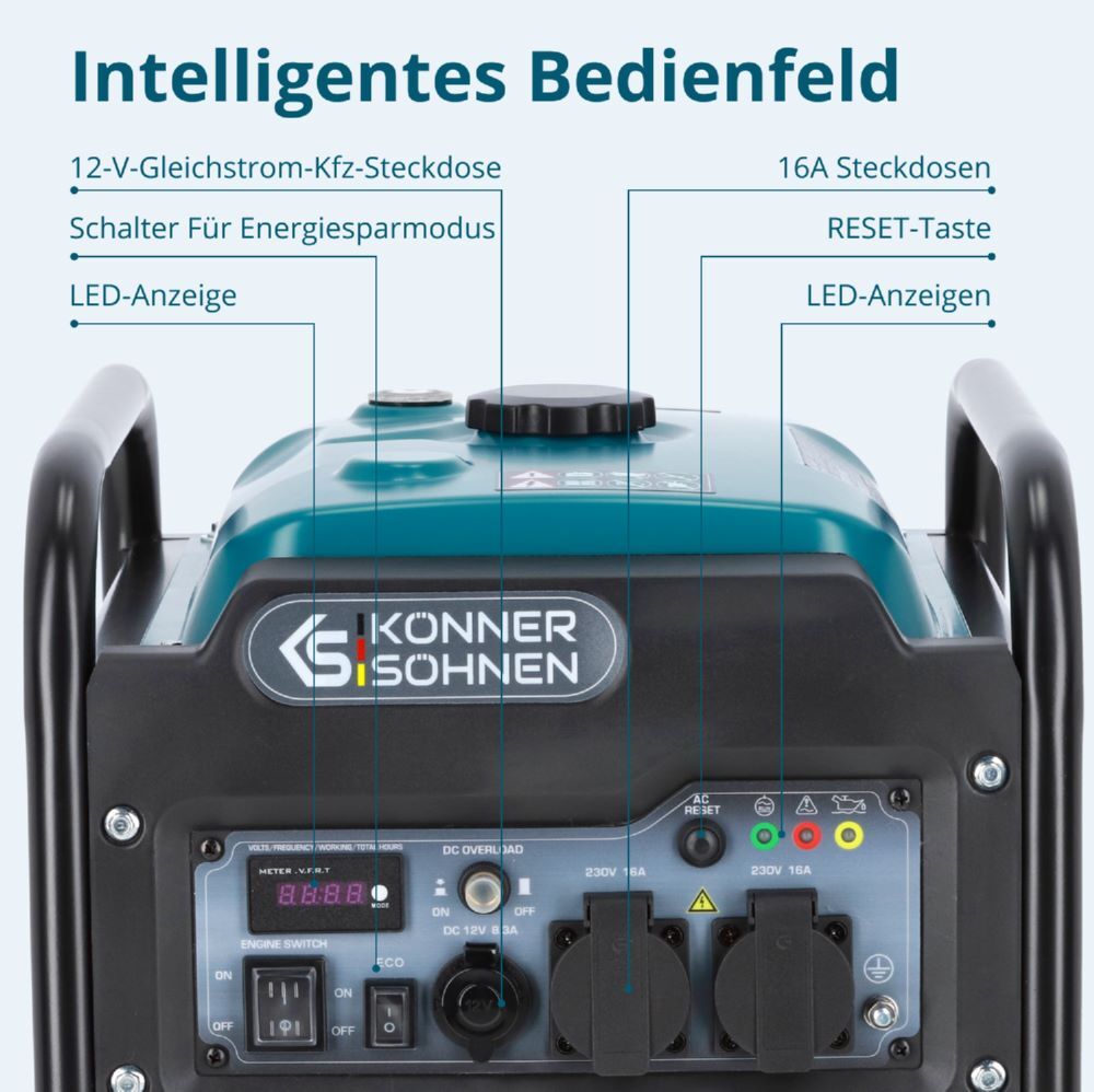 Produktbild Könner & Söhnen Inverter-Generator KS 3300i bild 7