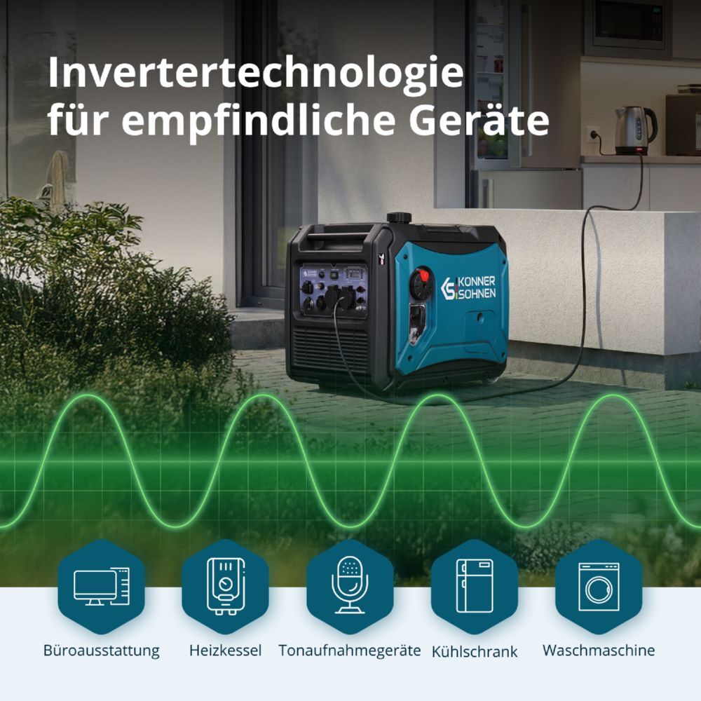 Produktbild Könner & Söhnen Inverter-Generator KS 4000iE S bild 12