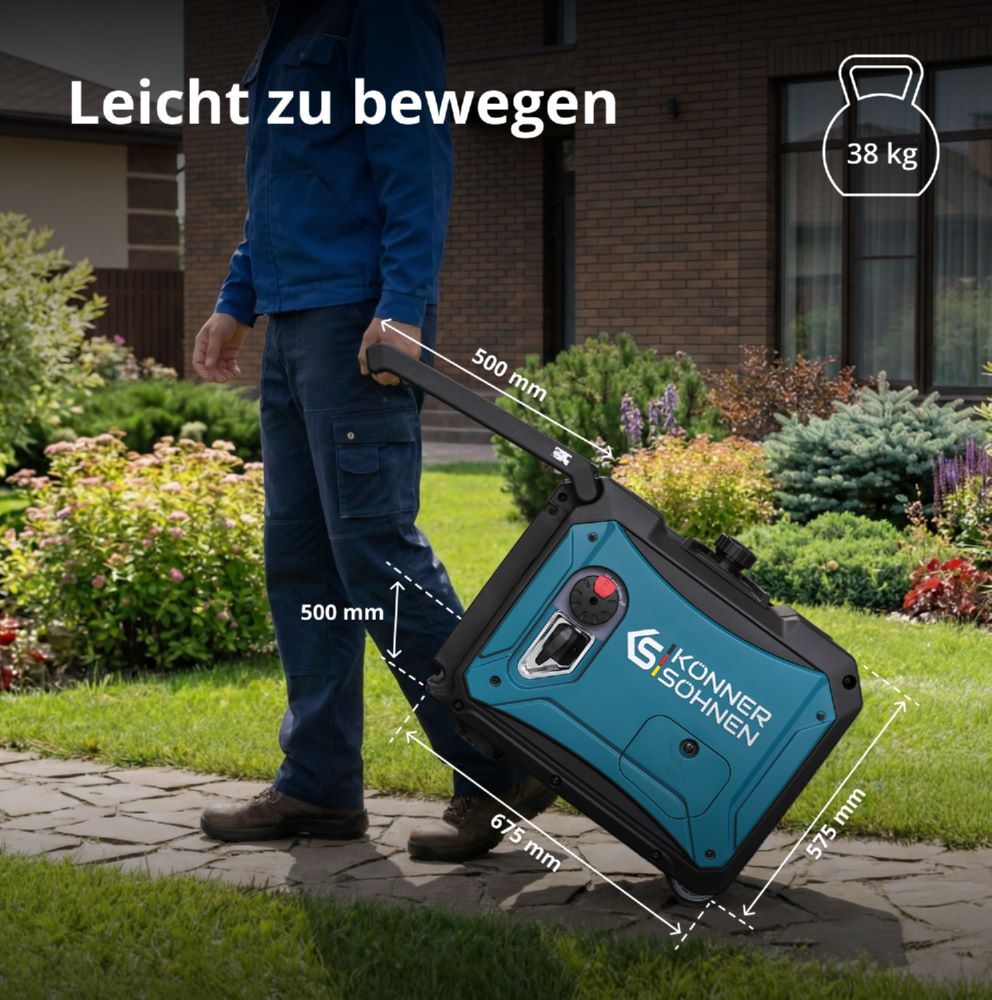 Produktbild Könner & Söhnen Inverter-Generator KS 4000iE S bild 15