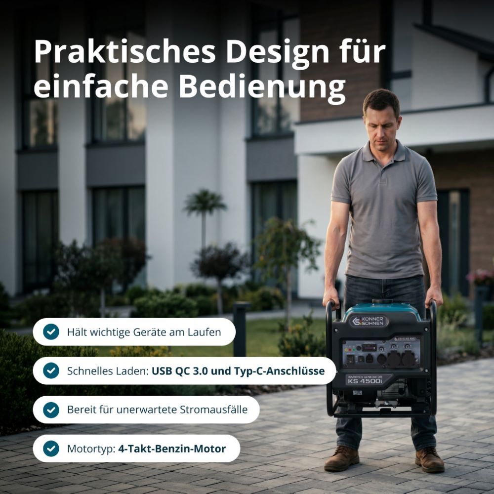 Produktbild Könner & Söhnen Inverter-Generator KS 4500i bild 5