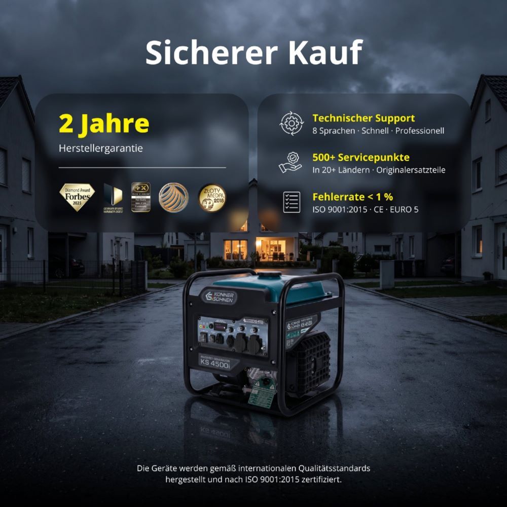 Produktbild Könner & Söhnen Inverter-Generator KS 4500i bild 9